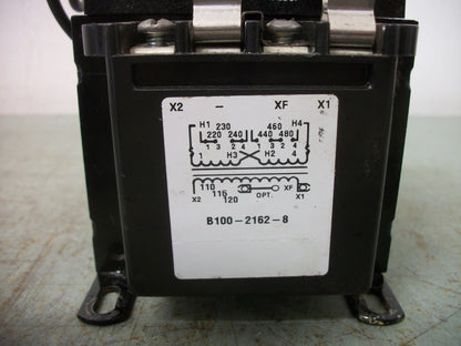CUTLER-HAMMER 100VA 1PH TRANSFORMER C0100E2AFB HV 220X480 LV 110/120