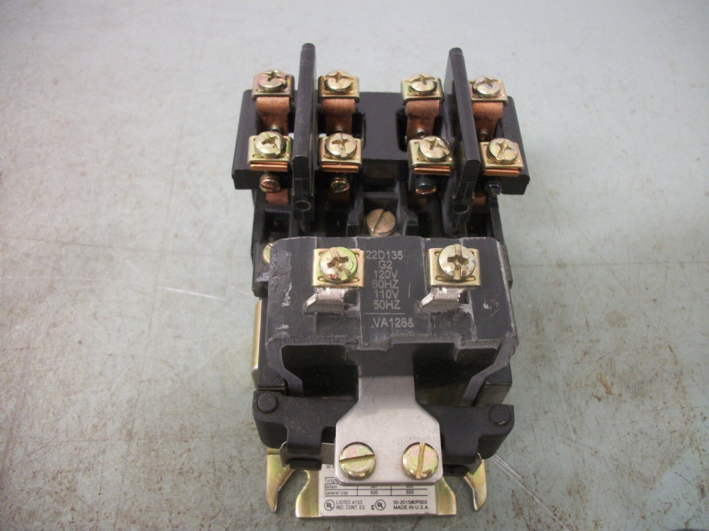 GE 30AMP 4POLE LIGHTING CONTACTOR CR260L20AE**1AAQ 120VCOIL