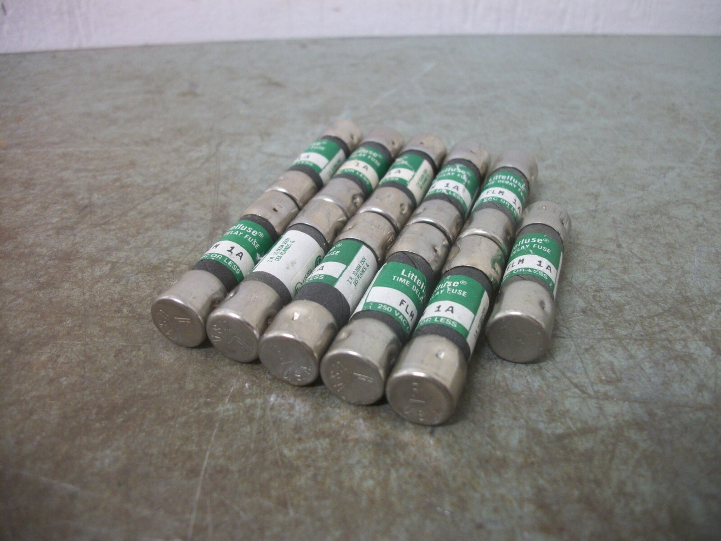 LITTELFUSE LOT OF 11 TIME DELAY FUSES FLM1 1AMP 250VOLT