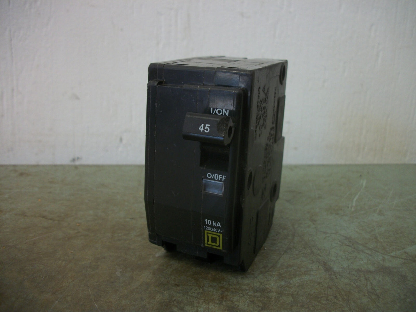 SQUARE D QO CIRCUIT BREAKER QO245 45AMP 240VOLT 2POLE NOB