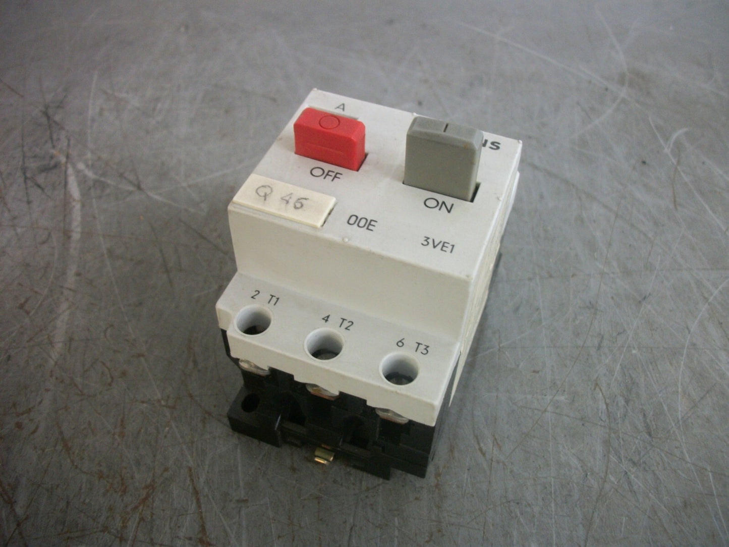 SIEMENS MOTOR CIRCUIT BREAKER 3VE1000-2C 0.16-0.25AMP