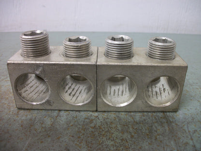 ILSCO LOT OF 2 600MCM-2 AU-600 CU9AL LUGS D-899