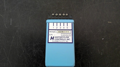 HOFFER FLOW CONTROLS FLOW RATE METER ACC7B-1-1-1