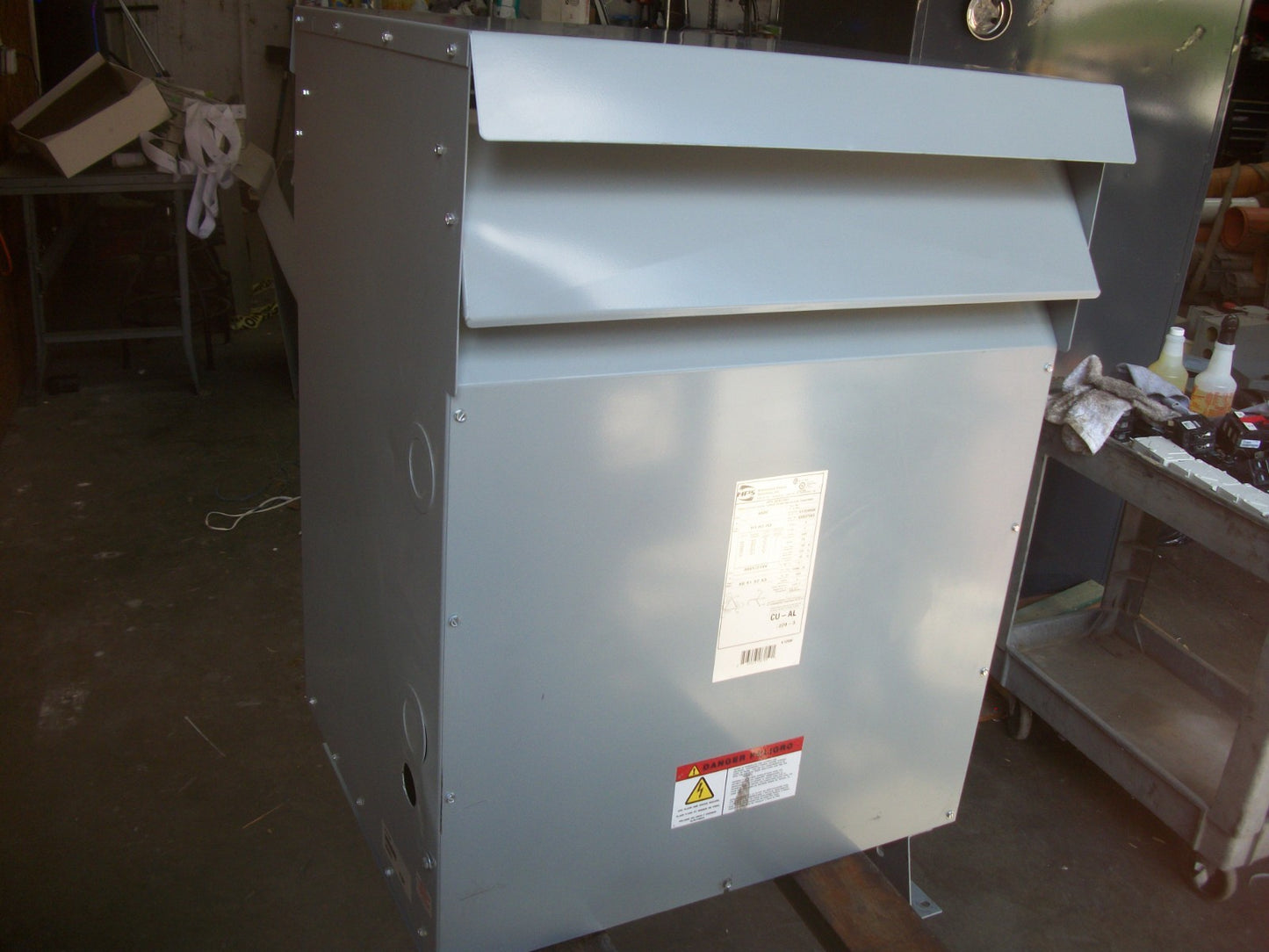 HAMMOND 75KVA 3PH TRANSFORMER TYPE 3R NMK75KG HV 480 LV 380Y/219