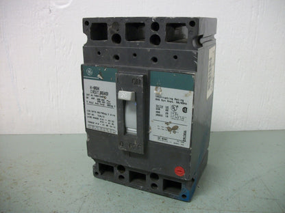 GE THED CIRCUIT BREAKER THED124020 20AMP 480VOLT 2POLE GREEN