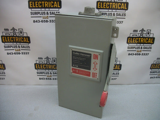 CUTLER-HAMMER DISCONNECT TYPE 3R DH362NRK 60AMP 600VOLT 3POLE FUSIBLE