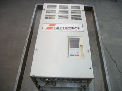 SAFTRONICS VARIABLE FREQUENCY AC DRIVE CIMR-P5U4045F 460VOLT 3PH 96AMP