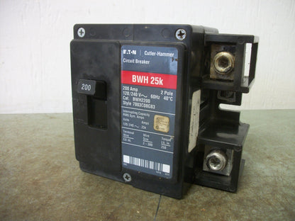 CUTLER-HAMMER BWH CIRCUIT BREAKER BWH2200 200AMP 240VOLT 2POLE