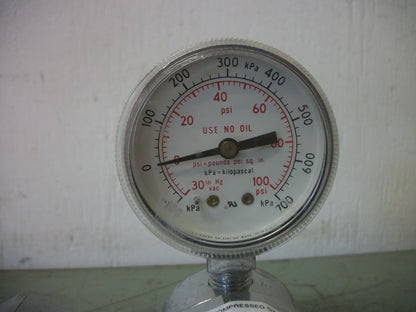 NATIONAL SPECIALTY GASES PNEUMATIC PRESSURE REGULATOR HPL500-80-4F-DK 3000PSIG