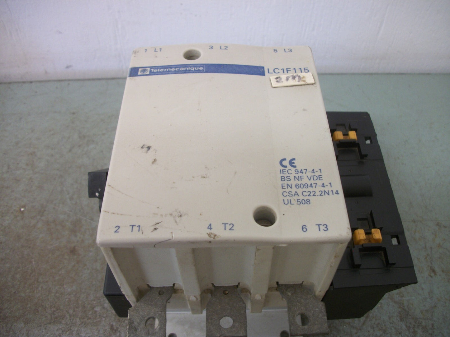 TELEMECANIQUE CONTACTOR LC1F115 175AMP 265/277VCOIL 3PH 600V 100HP