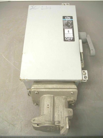 SIEMENS DISCONNECT TYPE 12 F351HCH 30AMP 600VOLT 3POLE FUSIBLE