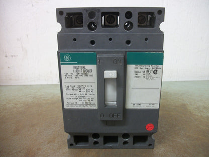 GE TEB CIRCUIT BREAKER TEB132090 90AMP 240VOLT 3POLE GREEN