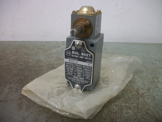 ALLEN-BRADLEY OILTIGHT LIMIT SWITCH 802T-H NOB