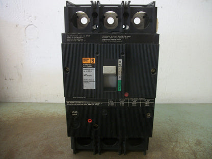 MERLIN GERIN COMPACT CF 250NA CIRCUIT BREAKER 37018 250AMP 480VOLT 3POLE