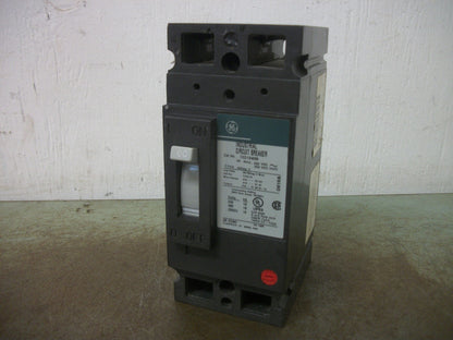 GE TED CIRCUIT BREAKER TED124060 60AMP 480VOLT 2POLE GREEN