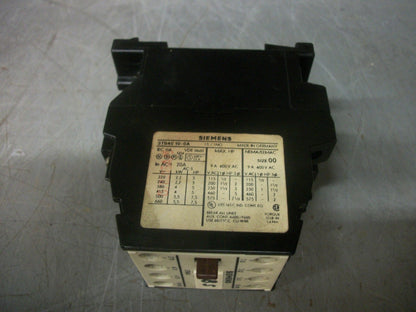 SIEMENS SIZE 00 CONTACTOR 3TB4010-0A 9AMP 120VCOIL 3PH 600V 7.5HP