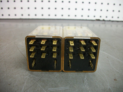 SQUARE D LOT OF 2 3PDT RELAYS 8501KSD13 48VDC