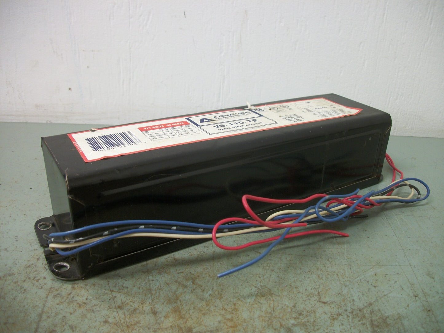 ADVANCE RAPID START BALLAST VS-110-TP 277VOLT