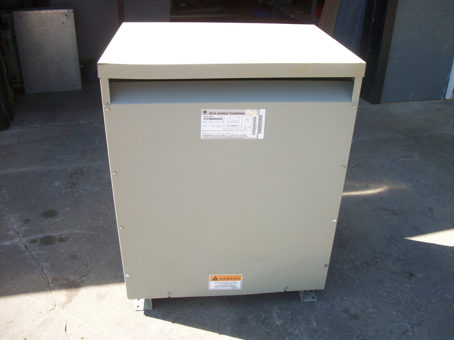 GE 118KVA 3PH TRANSFORMER 9T23B4009G22 HV 460 LV 266