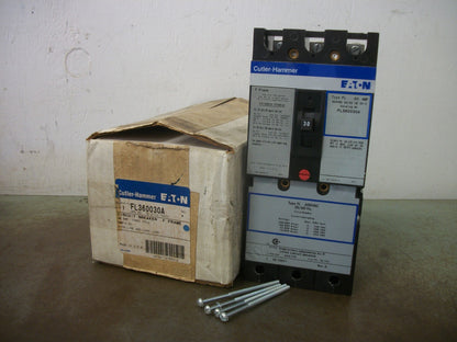 CUTLER-HAMMER FL CIRCUIT BREAKER FL360030A 30AMP 600VOLT 3POLE NIB