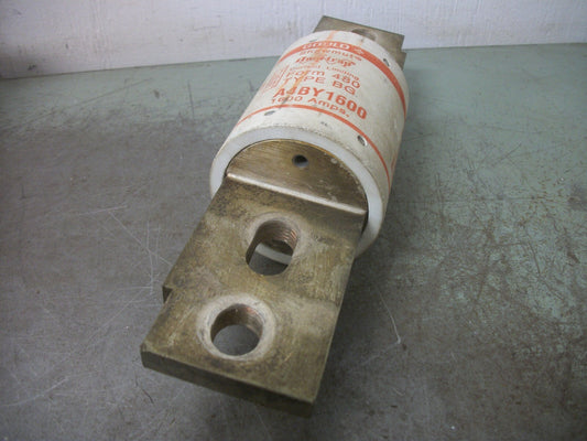 GOULD SHAWMUT FORM 480 TYPE BG AMP-TRAP FUSE A4BY1600 1600AMP 600VOLT