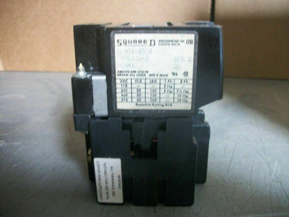 SQUARE D 25AMP DEF PURPOSE CONTACTOR 8910JO-3 120VCOIL 3PH 10HP *NOB*