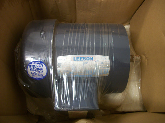 LEESON 1/2HP B56C TEFC AC MOTOR 114176.00 460VOLT 3PH 2850RPM NIB