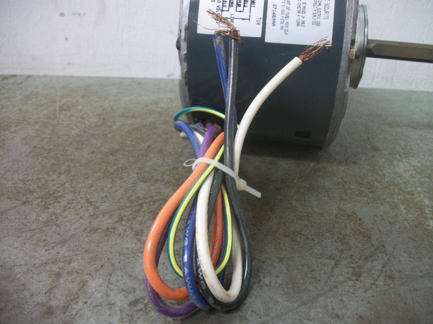 GE 1/6HP HVAC FAN BLOWER ELECTRIC MOTOR 5KSP39FGW457 230VAC 1550RPM 1PH