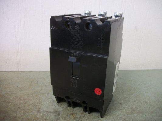 GE TEY CIRCUIT BREAKER TEY315 15AMP 480VOLT 3POLE