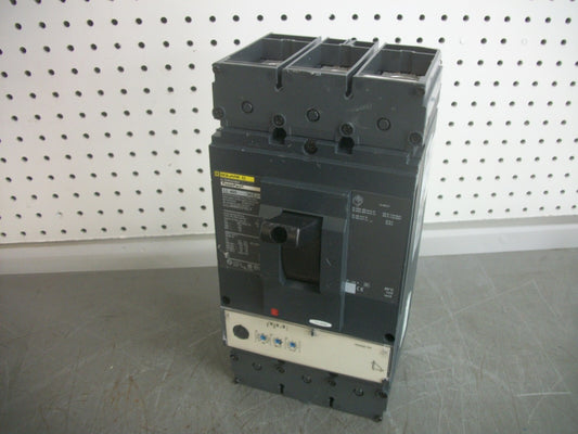 SQUARE D POWERPACT LL CIRCUIT BREAKER LLL36400U31XLY 400AMP 600VOLT 3POLE NOB