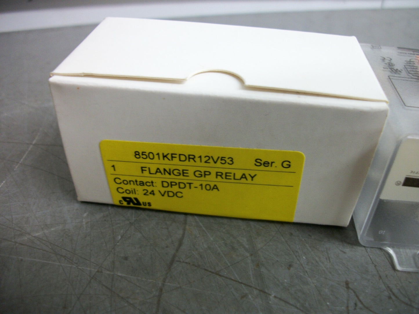 SQUARE D DPDT FLANGE GP RELAY 8501KFDR12V53 24VCOIL 10AMP NIB