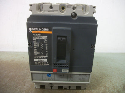 MERLIN GERIN COMPACT CIRCUIT BREAKER NS100N 80/100AMP 690VOLT 3POLE