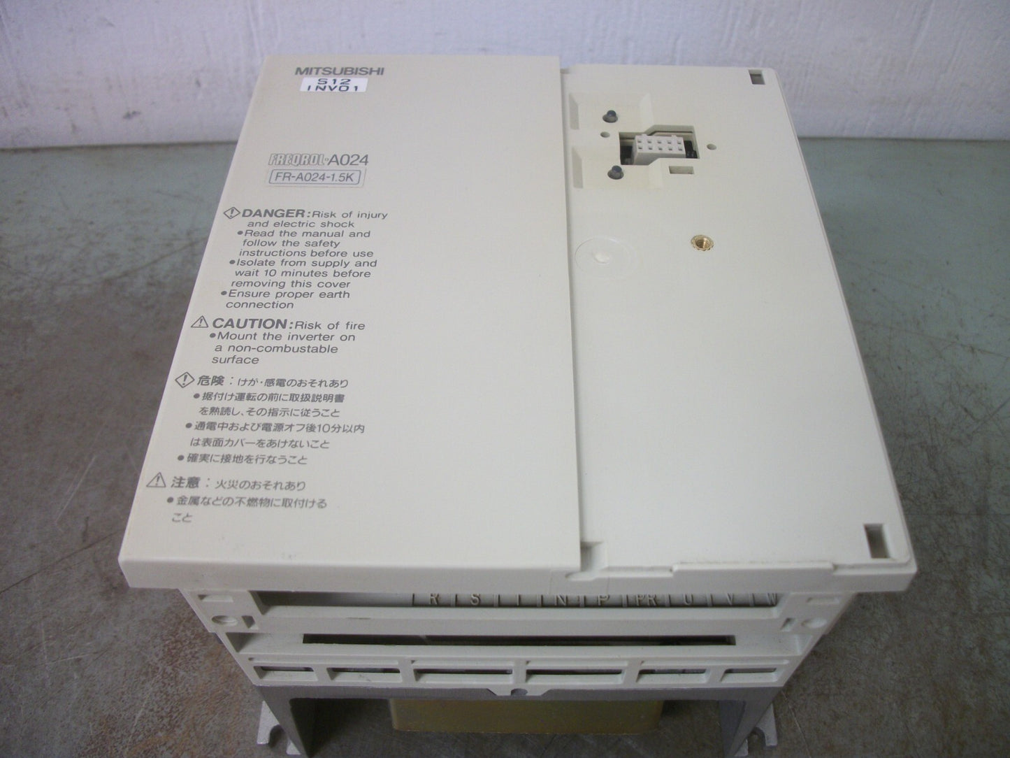 MITSUBISHI FREQROL-A024 1.5KW INVERTER DRIVE FR-A024-1.5K 230VOLT 3PH