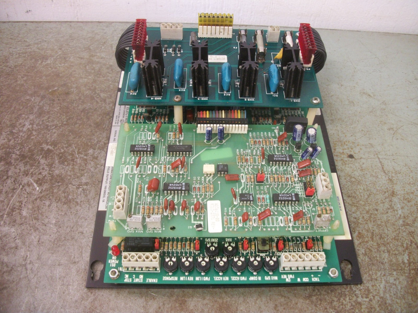 WARNER ELECTRIC SECO Q7000 1HP DC DRIVE Q7006-1 90/180VDC ARM 100/200VDC FIELD