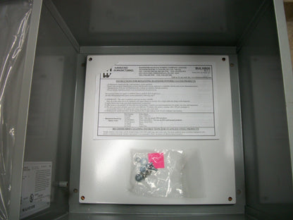 HAMMOND 12X12X8 ENCLOSURE TYPE 1 N1J12128 NOB