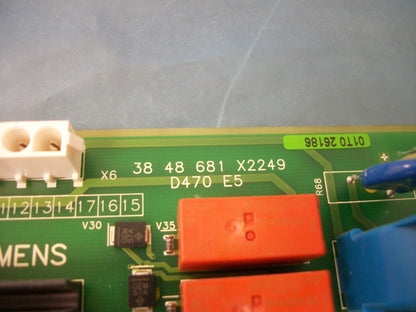 SIEMENS D470 POLYDOROS IT GENERATOR FILAMENT POWER BOARD 03848681