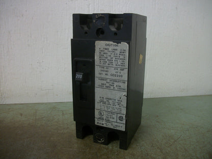 CUTLER-HAMMER CC CIRCUIT BREAKER CC2200 200AMP 240VOLT 2POLE