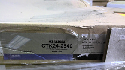 COLUMBIA 93123053 2' X 4' RECESSED LED TROFFER LIGHT CTK24-2540 4000K 120-277V