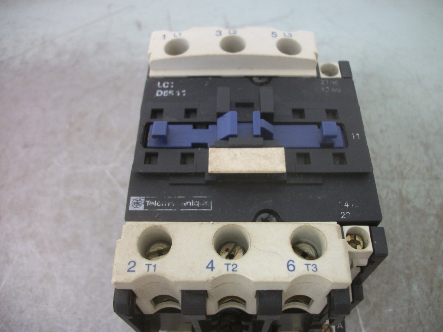 TELEMECANIQUE CONTACTOR LC1D6511G6 80AMP 120VCOIL 3PH 600V 50HP