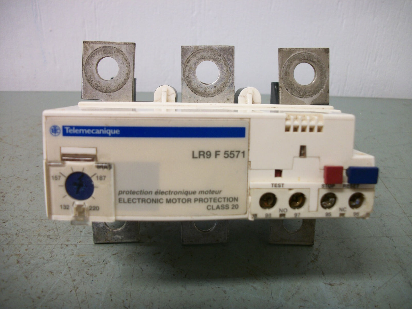 TELEMECANIQUE THERMAL OVERLOAD RELAY LR9F5571 132-220AMP