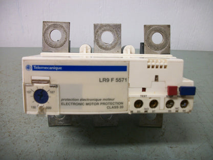 TELEMECANIQUE THERMAL OVERLOAD RELAY LR9F5571 132-220AMP