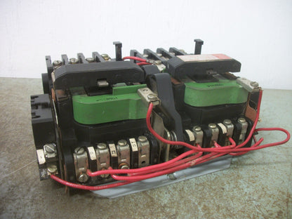 GE SIZE 0 TWO-SPEED MOTOR STARTER CR209B1 18AMP 460VCOIL 3PH 600V 5HP