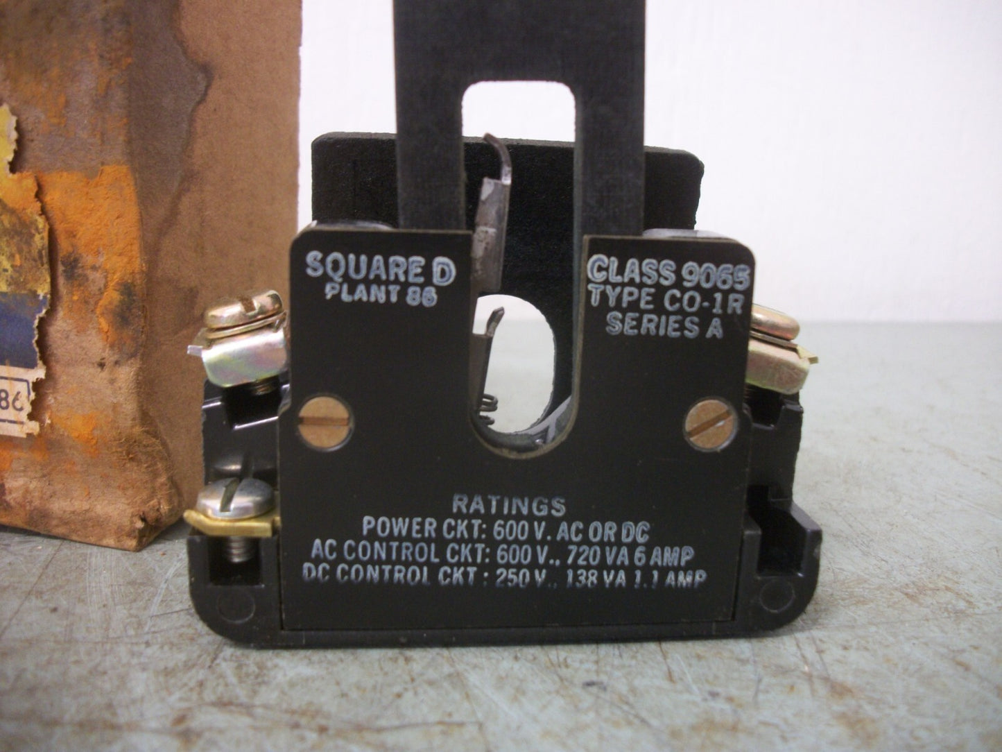 SQUARE D THERMAL OVERLOAD RELAY 9065CO1R NIB