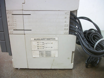 ABB SACE S3 S3N CIRCUIT BREAKER 150AMP 600VOLT 3POLE SHUNT AUX NOB