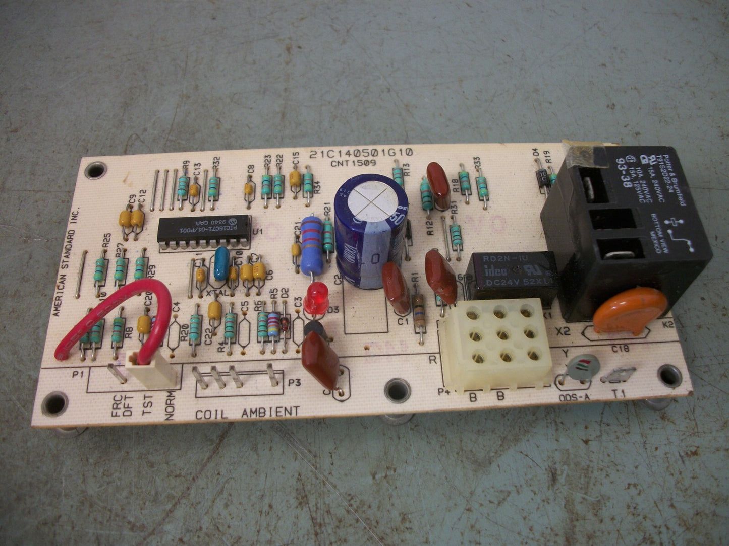 AMERICAN STANDARD TIME DELAY DEFROST CONTROL BOARD CNT1509