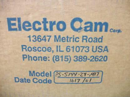 ELECTRO CAM CORP PLS 5000 SERIES PROGRAMMABLE LIMIT SWITCH PS-5144-24-M17 NIB
