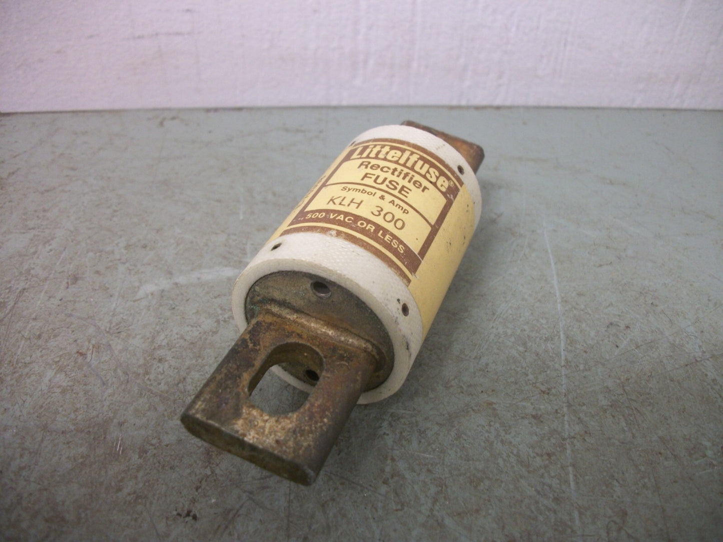 LITTELFUSE RECTIFIER FUSE KLH300 300AMP 500VOLT NOB