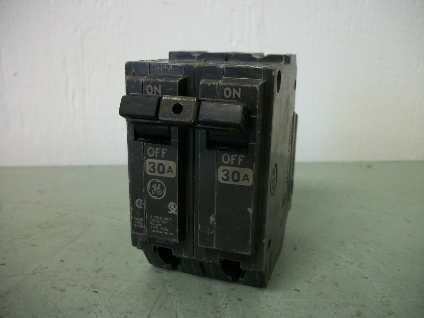GE THQL CIRCUIT BREAKER THQL2130 30AMP 240VOLT 2POLE