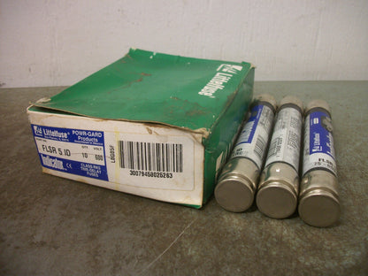 LITTELFUSE BOX OF 3 INDICATOR POWR-GARD FUSES FLSR5ID 5AMP 600VOLT NIB