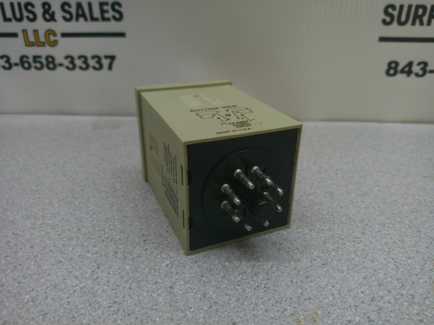 POTTER & BRUMFIELD PROGRAMMABLE TIME DELAY RELAY CNS-35-92 0.1SEC TO 100MIN